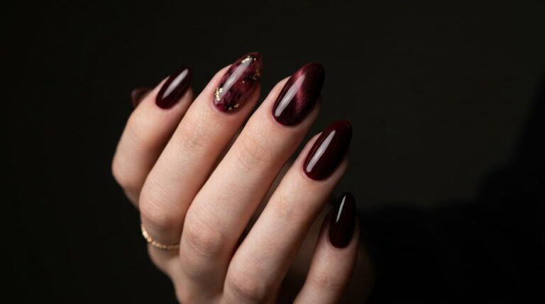 Wine Nail Ideas for Elegant, Moody Manicures